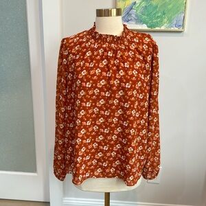 Jcrew blouse size L